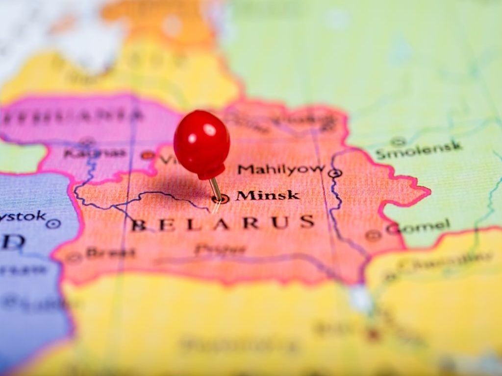 Карта Беларуси Белавтодор