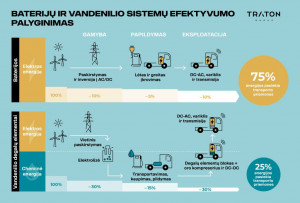 Elektros ir vandenilio sistemų palyginimas